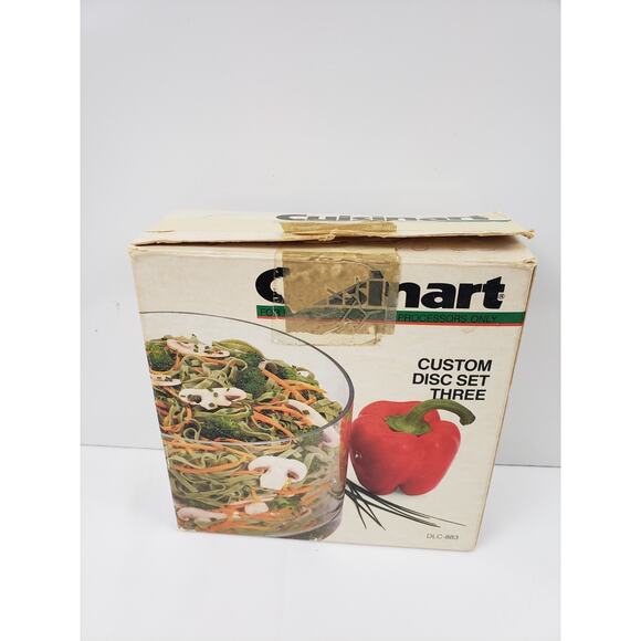 Cuisinart DLC-883 Food Processor Custom Disc Set Three For DLC-8/10 Series Japan - Picture 3 of 11